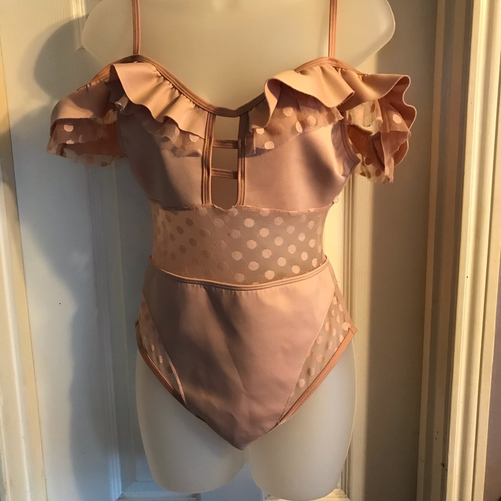 ASOS one piece cold shoulder swimsuit Sz 6